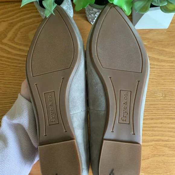 Frye Taupe Suede Flats - Picture 15 of 16